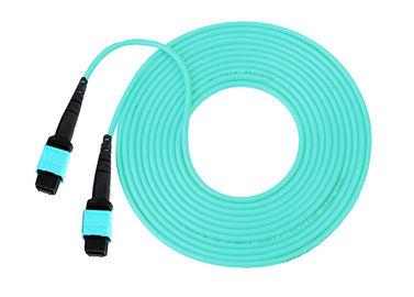 24F Fiber Optic Jumper Aqua Color, wielomodowy kabel światłowodowy o średnicy 3 mm