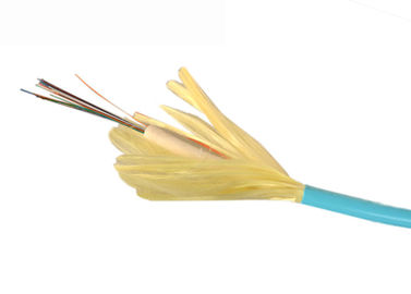 Wewnętrzny kabel światłowodowy OM3, 2 - 24-żyłowy, ściśle zbuforowany kabel światłowodowy