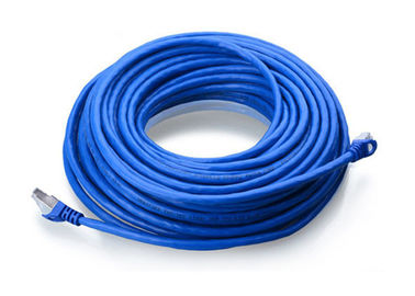 Niebieski kabel FTP Cat6A, skręcany ekranowany kabel o długości 4 par