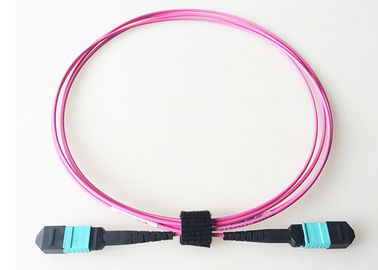 Patchcord światłowodowy MTP / MPO OM4 40G Dwanaście rdzeni 3MM LSZH Jacket